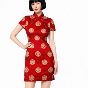 Qipao (Cheongsam) Mini Dress